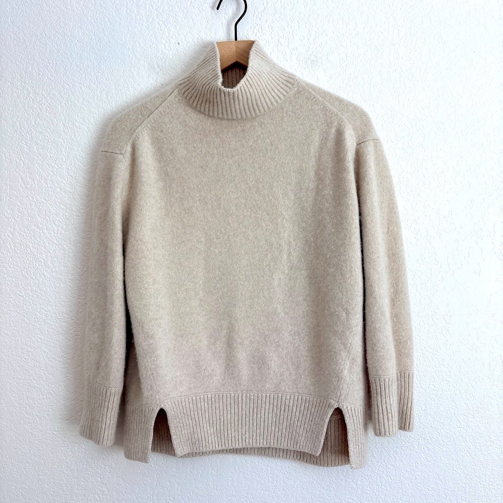 Vince Oatmeal Cashmere Sweater